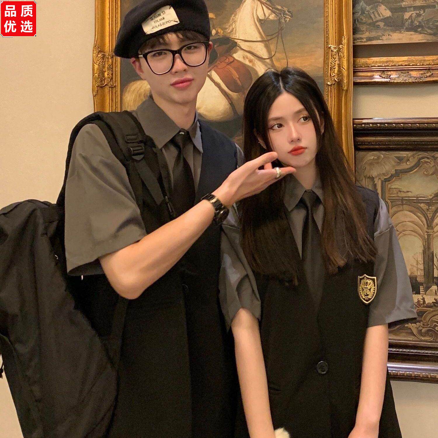 韩版班服套装英伦学院风