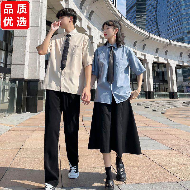 毕业班服高中短袖裙学生