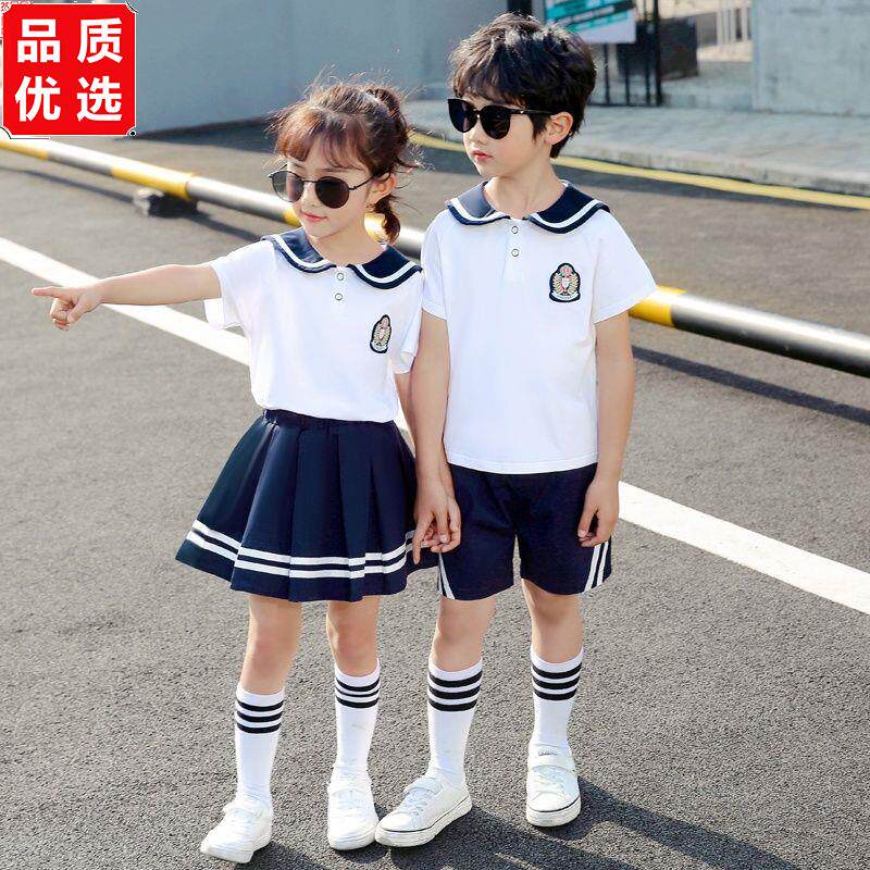幼儿园园服夏装英伦学院