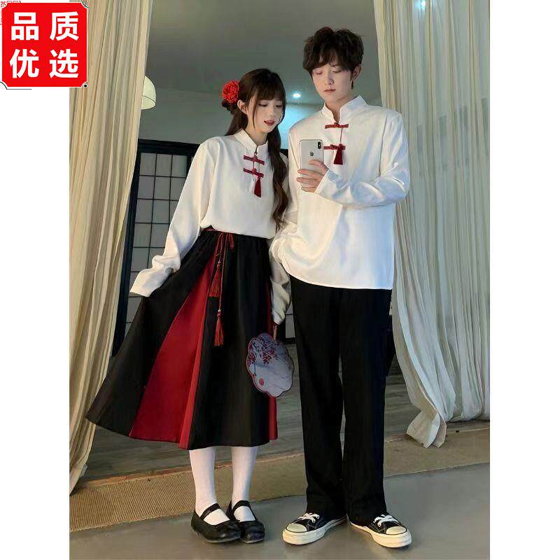 古风汉服班服套高中学生