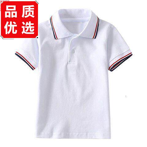 班服团购定制印字白色纯