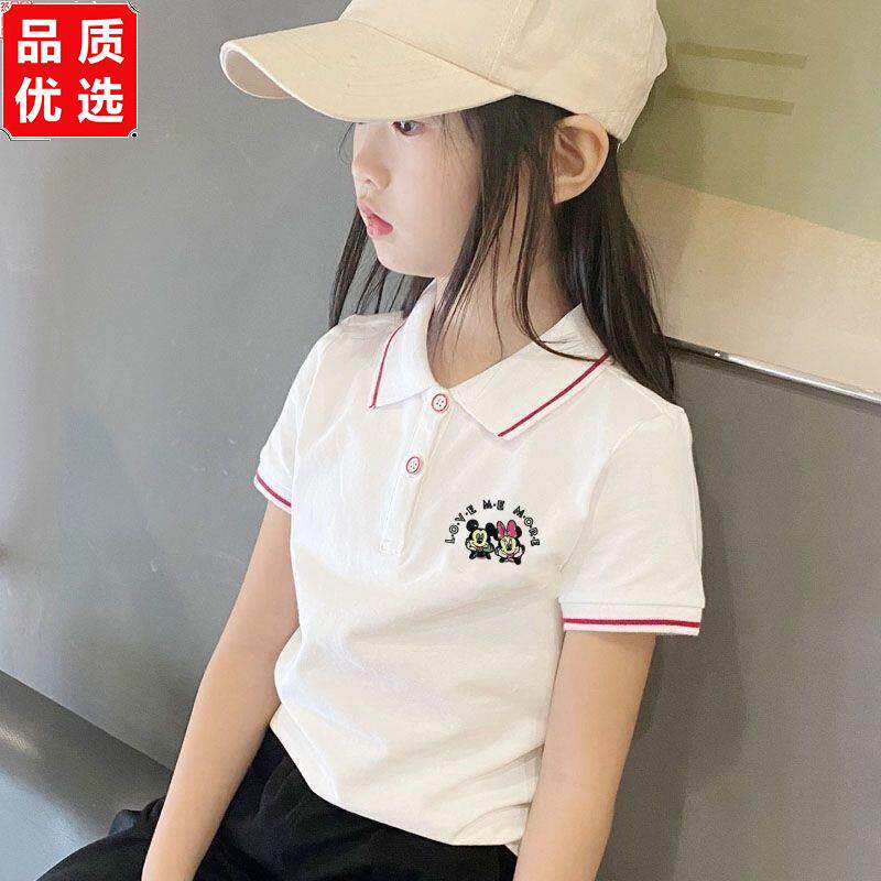 男女童polo衫中大童夏季t