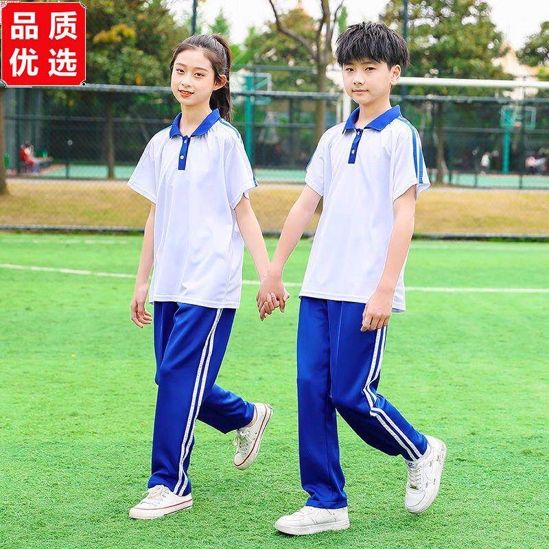实验小学校服套装夏季短