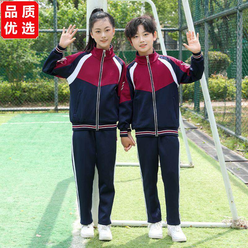 中小学生长袖校服套装春