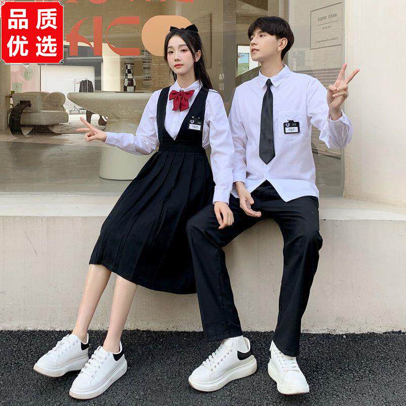 毕业班服夏季套装初中生学生学院风校服运动会班服高中生合照套装