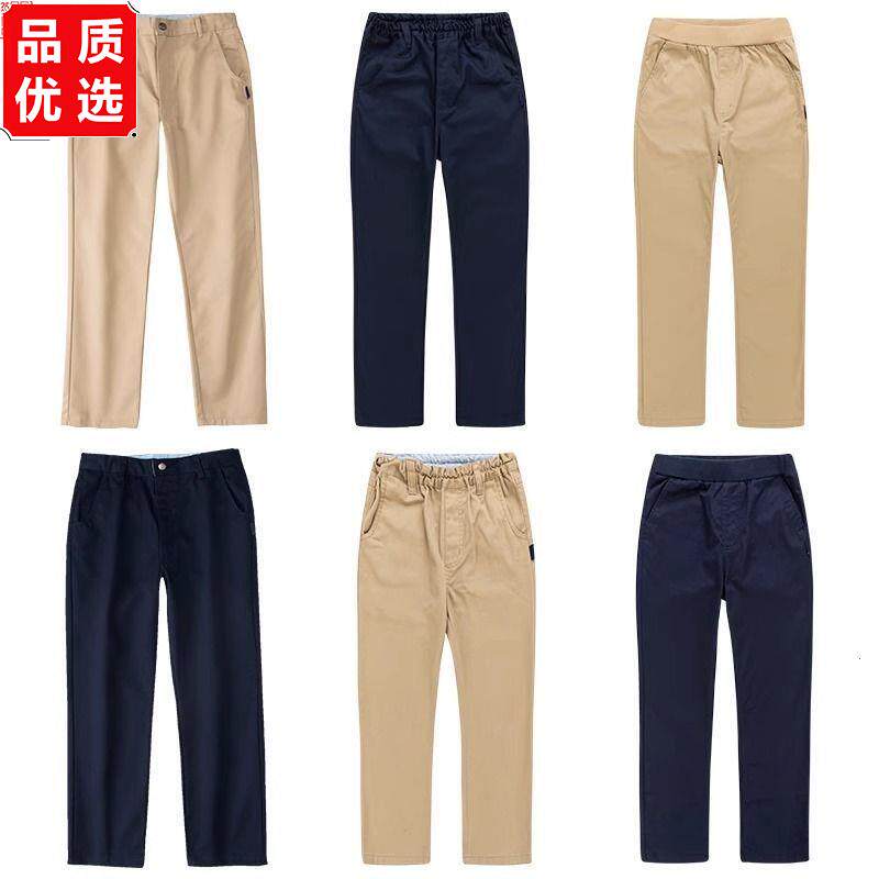 英伦卡其色校服裤子学院