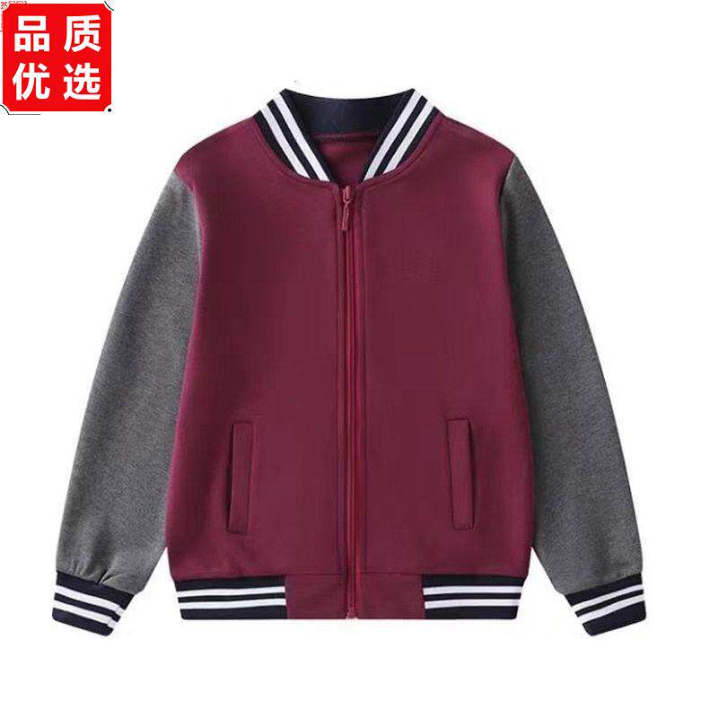 儿童运动套装枣红男女童
