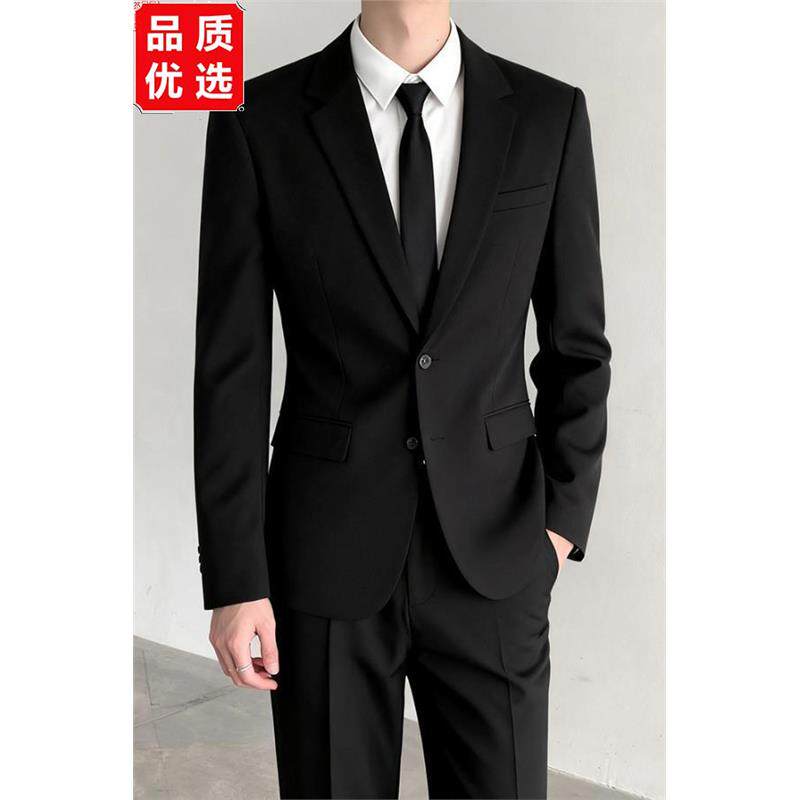 韩版修身帅气西服套装休