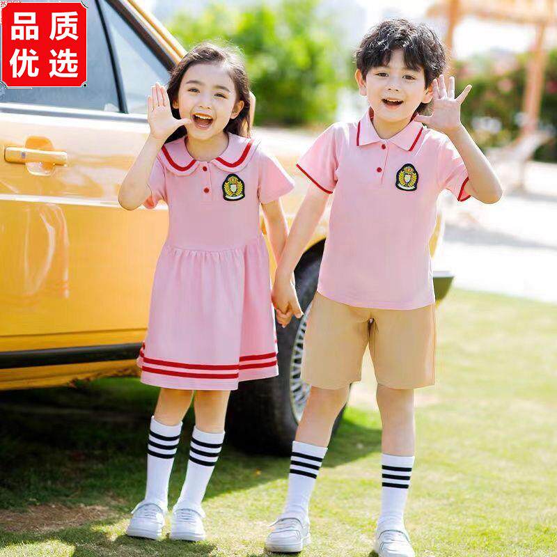 儿童夏装短袖套装演出服