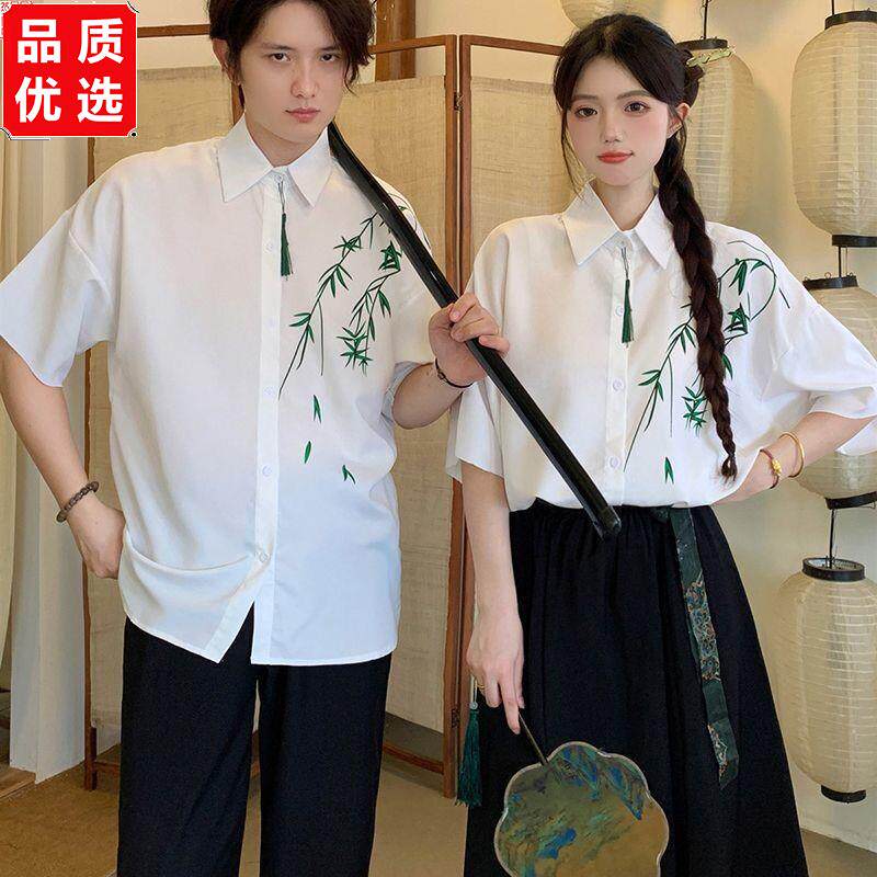 班服国风汉服学生合唱朗