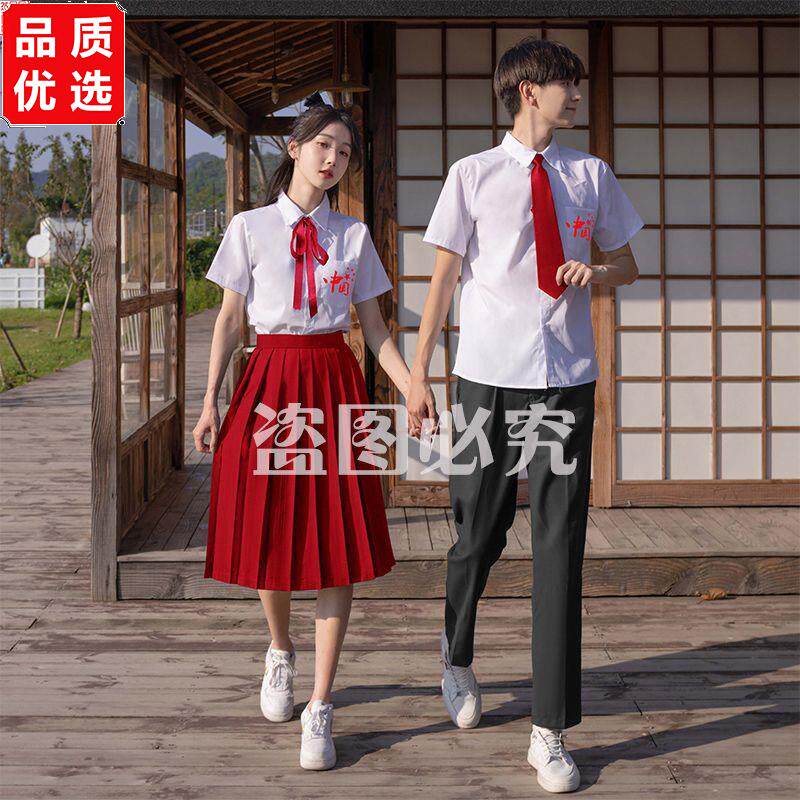 初中生合唱朗诵演出服高