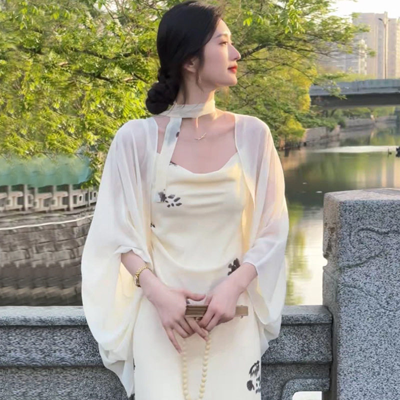 超仙气雪纺防晒衣女夏新款配裙子