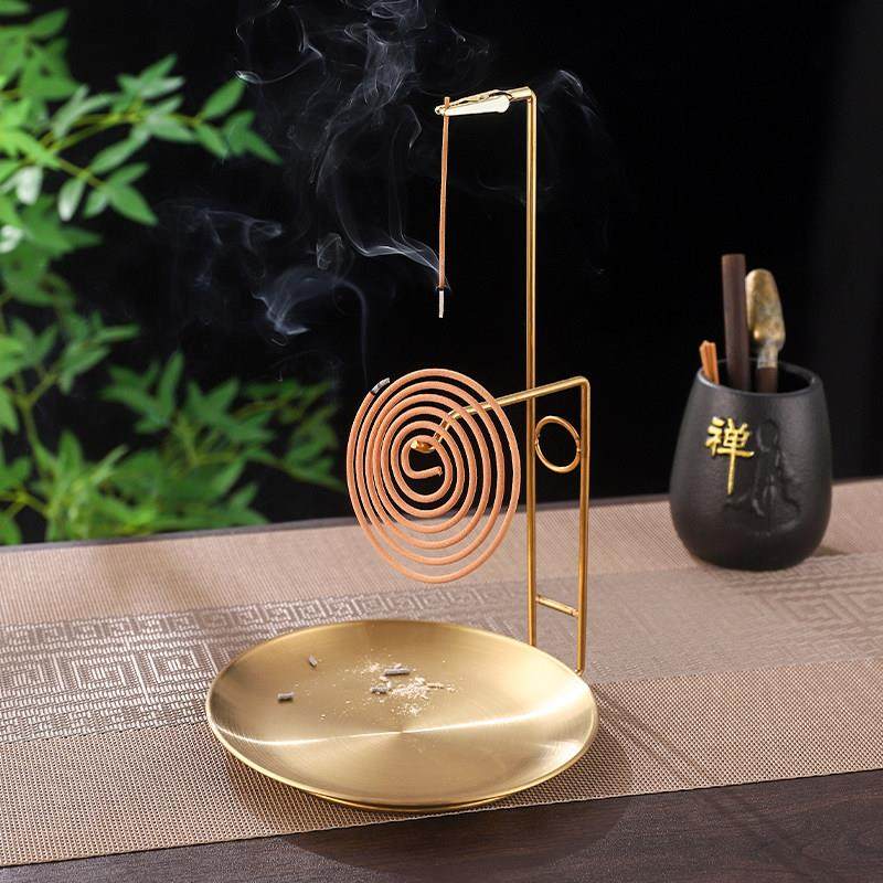 创意倒挂香器挂式环香炉家用室内檀香沉香香薰炉禅意茶道薰香摆件,家居饰品,香托/香盘/香座/香插,淘宝优惠券,粉丝福利购,淘宝优惠卷