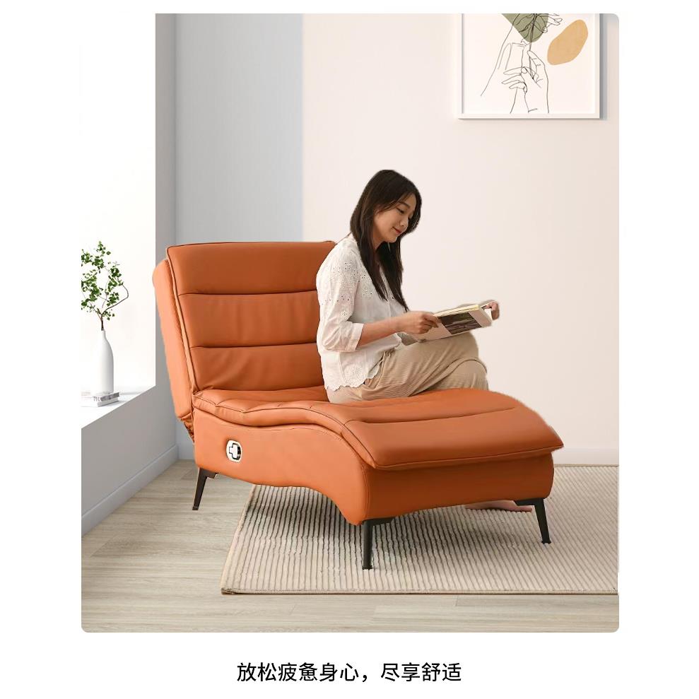 单人沙发贵妃椅懒人沙发床阳台休闲躺椅小户型家用客厅卧室午睡椅