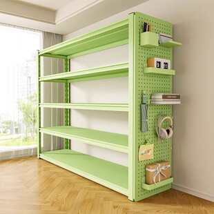 家用置物架钢制货架落地多层收纳架阳台客厅仓库超市展示储物架子