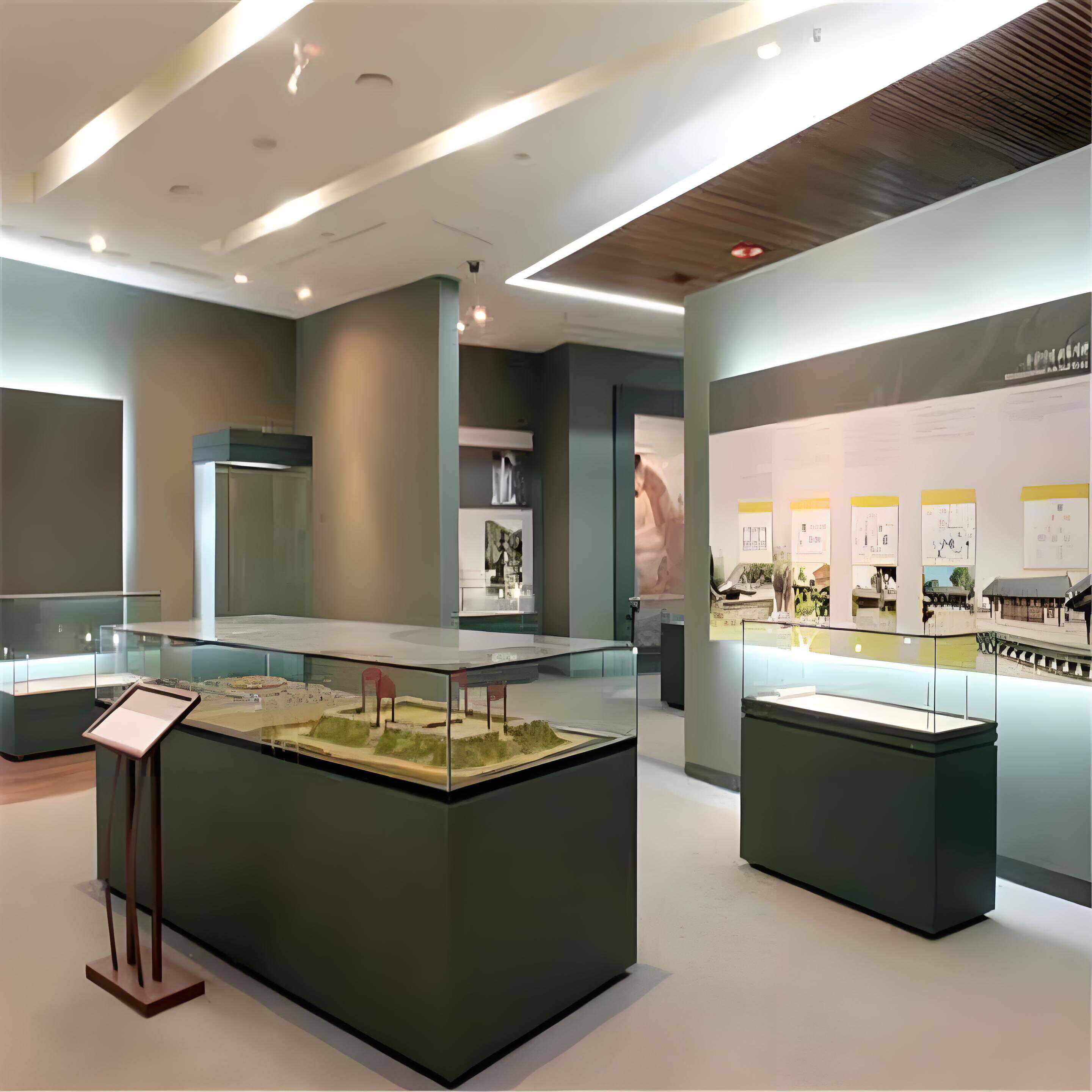 博物馆展示柜纪念馆文物字画玻璃展览展柜样品产品工艺品陈列柜台