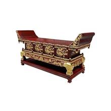 寺庙铸铁大供桌元宝桌实木仿古供台神红木