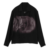 「现货」自主Undercover 衬衣男女款 宇宙脸孔印花天丝 印花长袖