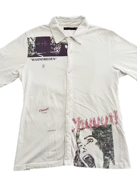 「独家」Undercover 06ssT期 chuuut 呐喊短袖衬衫 男女同款