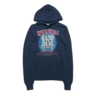 Hysteric Glamour 歇斯底里 小熊卫衣 视觉系 复古 宽松休闲卫衣