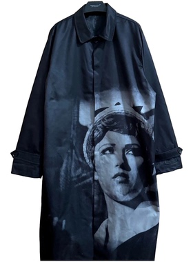 「独家」Undercover 20ss 人像大衣  印花图案 男女同款