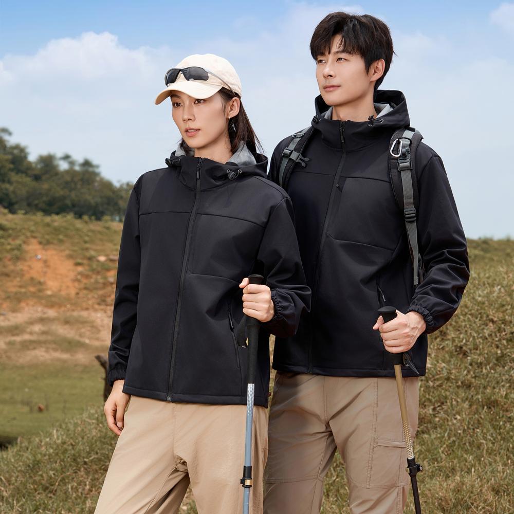 冲锋衣定制logo工作服印字三合一可拆卸羽绒外套工装长袖团队服装