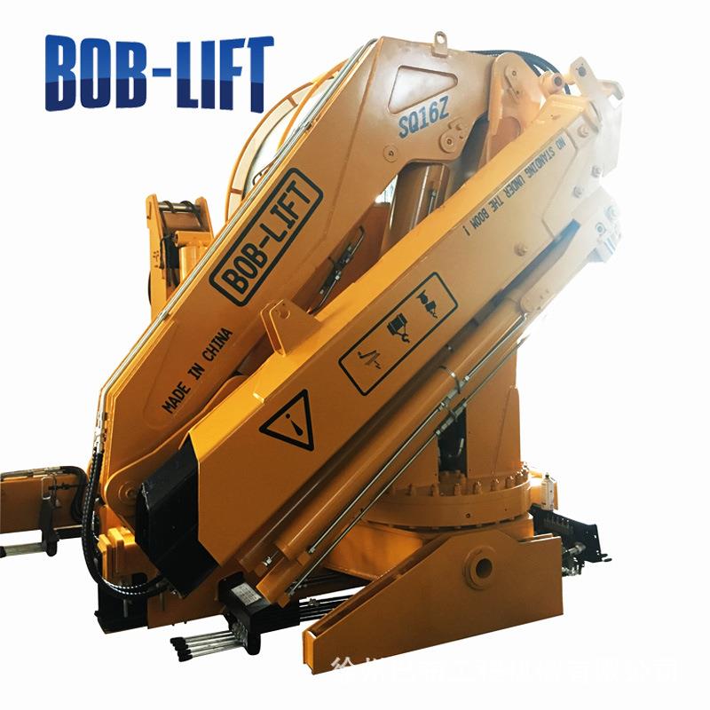 巴布16ZA4大型卡车起重机16吨随车吊供应商液压式折叠伸缩起重机