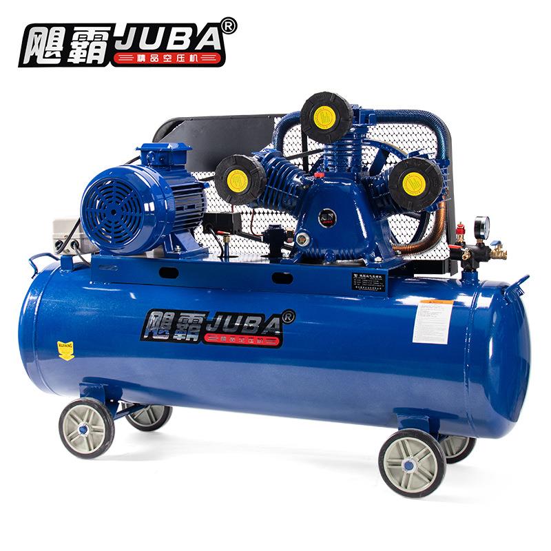 飓0霸压机.9-8压缩机7.5KW电机木工喷漆汽车修理铜轮0.9-8胎充空