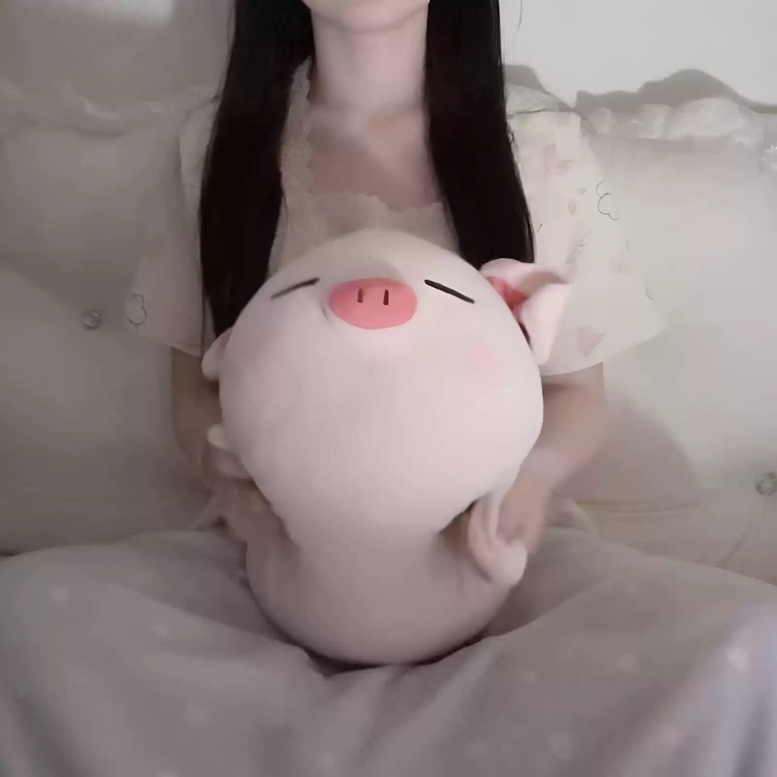 小猪玩偶BoBo猪公仔眯眯眼小猪陪