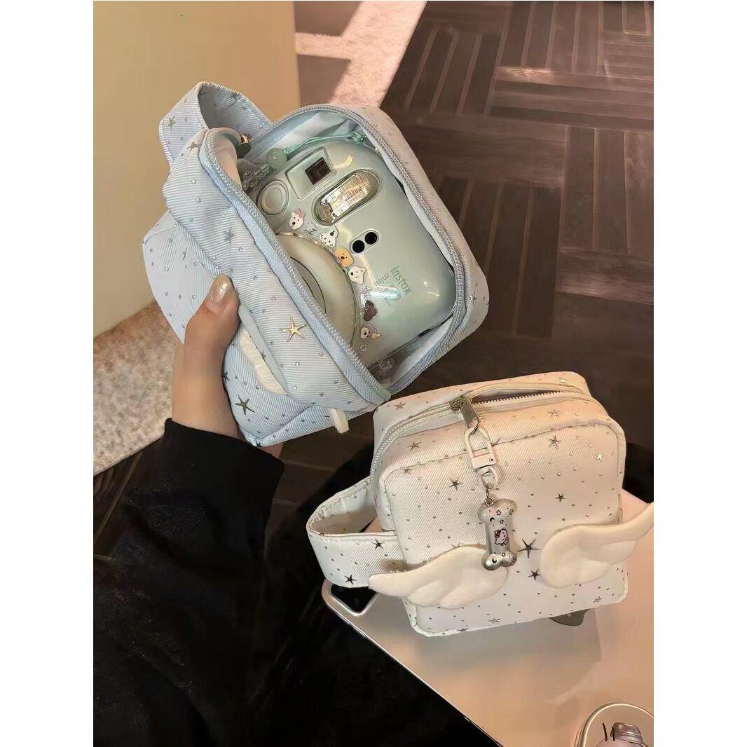 韩系星星拍立得化妆包便携旅行