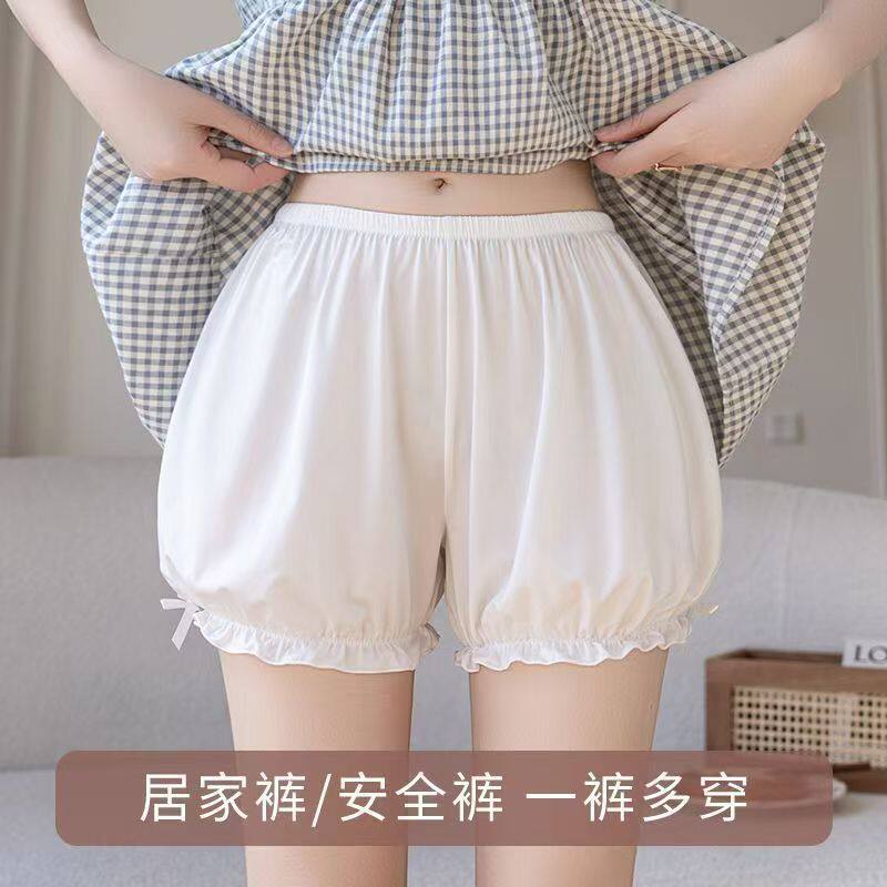 k洛丽塔安全裤女防走光夏季薄款保险短裤南瓜裤蓬蓬打底裤灯笼裤