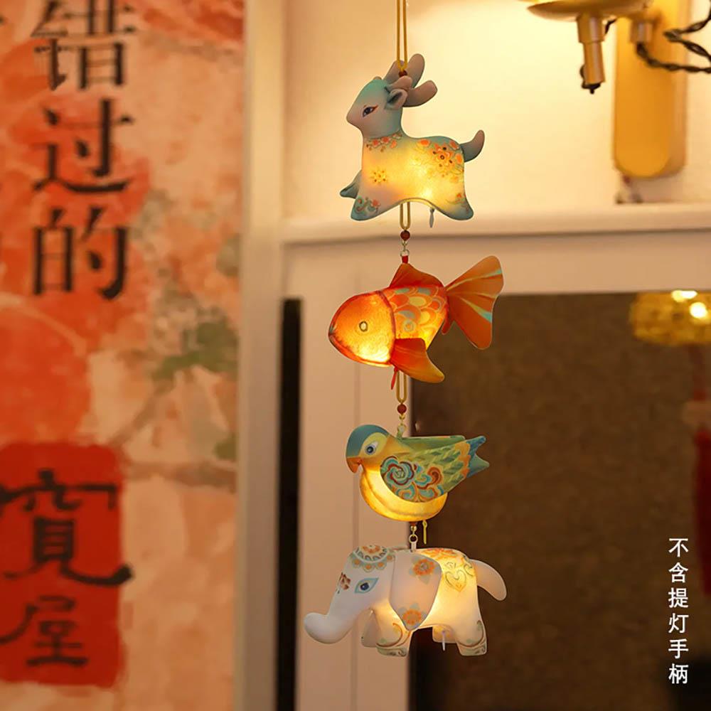 中秋节花灯立体香囊挂饰印花锦鲤挂件大象香包摆件中国风礼品礼物