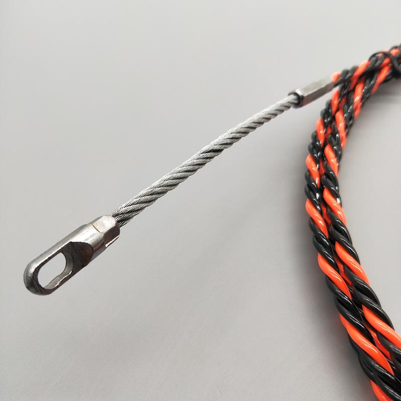 进口三股花线扁嘴大孔穿线器电工线管引拉线器直角地埋暗装管带线