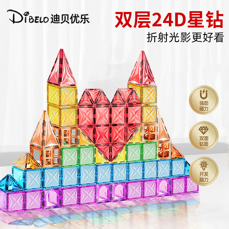 【100片83元】福利价星钻磁力片