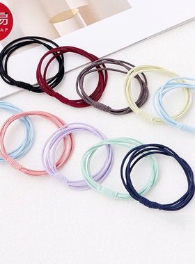 15Y10Y发圈/四合一A1pq801-橡皮筋女生简约气质发绳马尾皮筋头绳