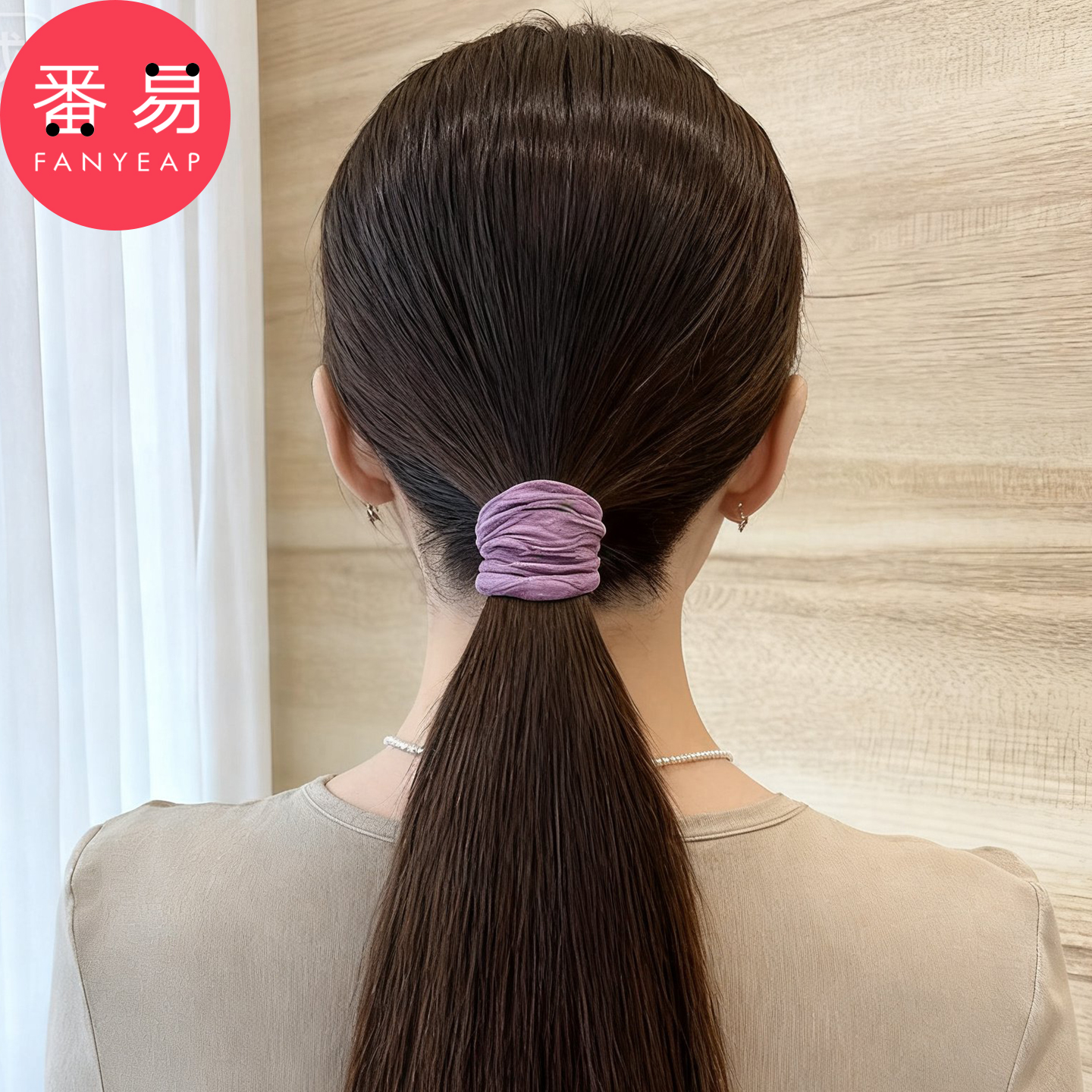 发圈/高马尾B1pq808-扎头发皮筋弹力发绳马尾发圈头绳女头饰发饰