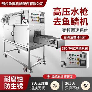 商用高压水枪去鱼鳞机黑鱼草鱼快速脱鳞机去鳞设备不伤鱼皮高效率