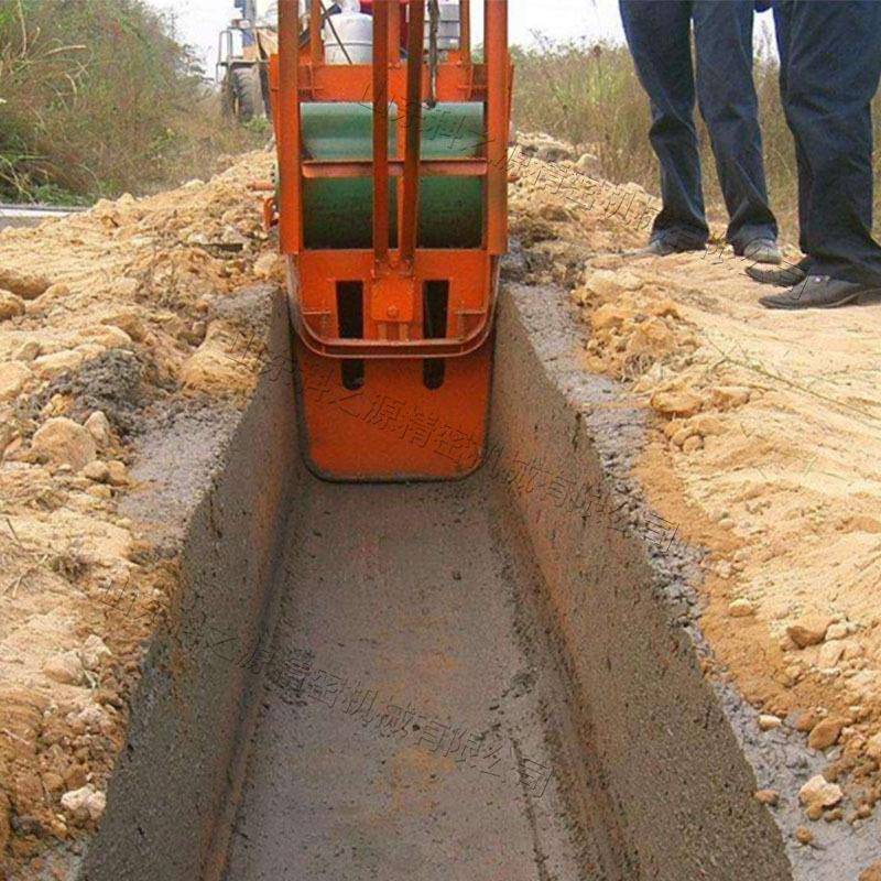 U型槽水泥防渗水沟渠机自走式混凝土渠道衬砌机水利工程设备