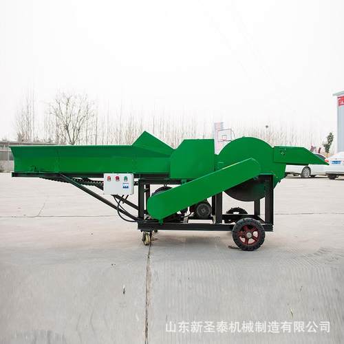 自动进料揉草机工作视频可配套打包机工作的青储揉草机秸秆揉丝机