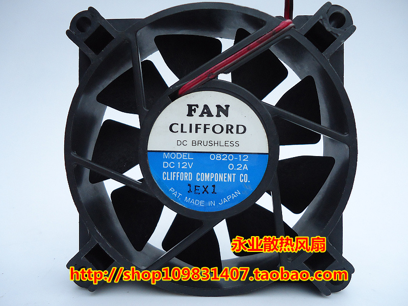 IC FAN 0820-12 8020 12V 0.20A 8CM/厘米机箱超静音散热风扇