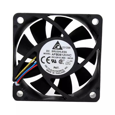 原装台达AFB0612VHC 12V 0.36A 6CM厘米CPU散热风扇PWM温控大风量