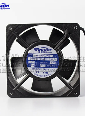 全新TXA25S-120B2H AC230V 19W 0.09A 12025机柜排气冷却风扇