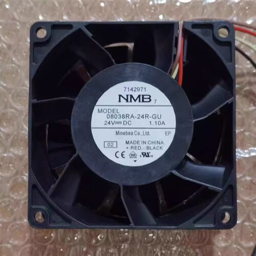 原装日本NMB 08038RA-24R-GU 24V 1.10A 高端暴力工控逆变器风扇
