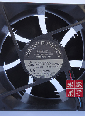 COMAIR ROTRON康姆罗顿 12038 24V 0.29A 6.7W滚珠风扇 MS24B7