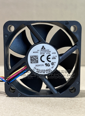 原装台达AUC0512DB DC12V 0.27A 5015  5厘米4线温控风扇