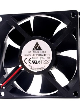 原装台达 AFB0824HH 24V 0.15A 8025 8cm变频器 工控 散热风扇
