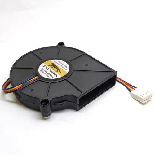 BECOOL金钱豹7015BVH-M1 1U服务器cpu涡轮风扇4线12V 0.55A鼓风机