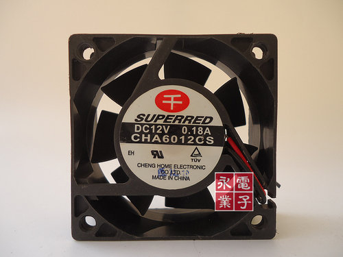 原装正品千红SUPERRED 6025 12V 0.18A CHA6012CS 静音散热风扇