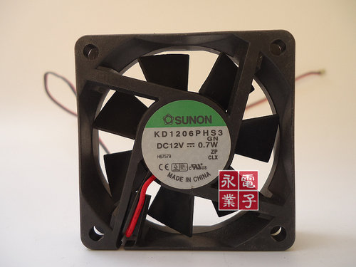 原装SUNON建准 KD1206PHS3 6015 12V 0.7W 6CM散热风扇