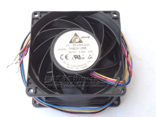 12V 正品 台达THB0812BE 8038 8厘米4线超暴力大风量风机 6.00A